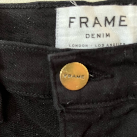 Frame denim Le skinny de Jeanne black skinny jeans 23 - Picture 7 of 8